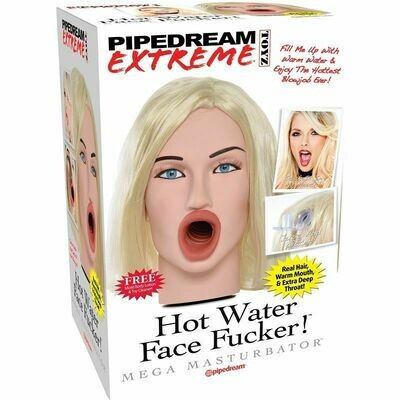 EXTREME TOYZ ROSTRO 3D RUBIA REAL PARA AGUA TEMPLADA