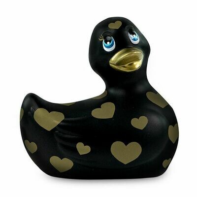 I RUB MY DUCKIE 2.0 | PATO VIBRADOR ROMANCE (BLACK &amp; GOLD)