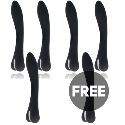 BRILLY GLAM RYAN VIBRADOR LUXE NEGRO 5 + 1 GRATIS