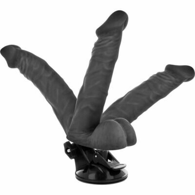 BASED COCK VIBRADOR ARTICULABLE CONTROL REMOTO NEGRO 20CM