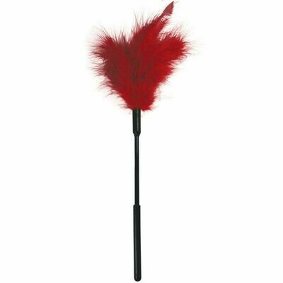 SEX &amp; MICHIEF FEATHER PLUMA MASAJE 7&quot; ROJO