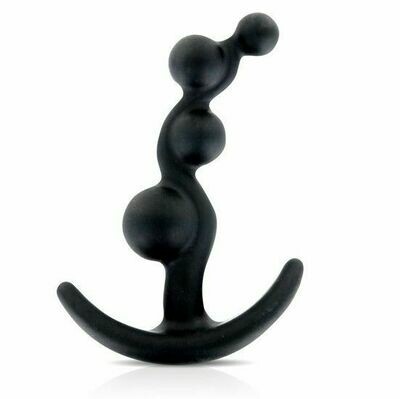 SMILING ANAL PLUG  BLACK 3.5 &quot;