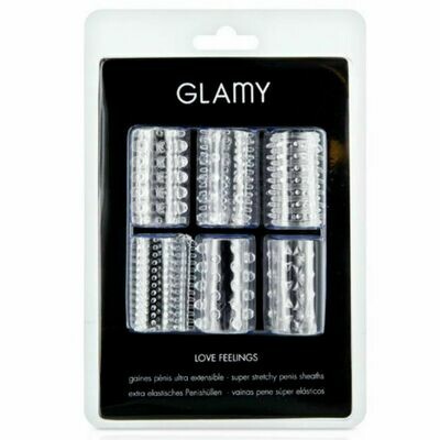 GLAMY LOVE KIT 6 FUNDAS PENE TRANSPARENTE