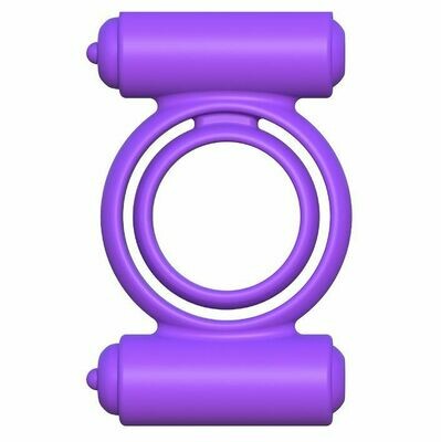 FANTASY C-RINGZ SILICONE DOBLE VIBRADOR DELIGHT