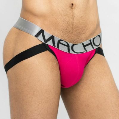 MACHO - MX132 SUSPENSORIO FUCSIA TALLA XL