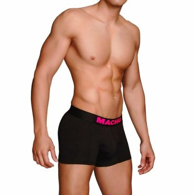 MACHO - MS075 BOXER DEPORTIVO NEGRO TALLA L