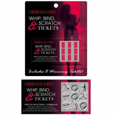 KHEPER GAMES JUEGO WHIP, BIND AND SCRATCH TICKETS ES/EN/FR/DE