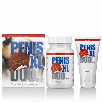 PENIS XL DUO PACK CAPSULAS Y CREMA.