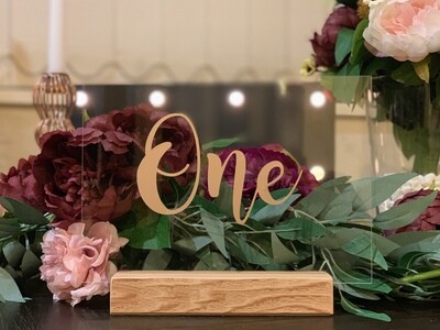 ‘Maggie’ Table Numbers