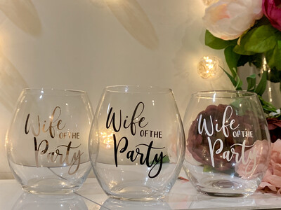 'Wife of the Party' Decal Only