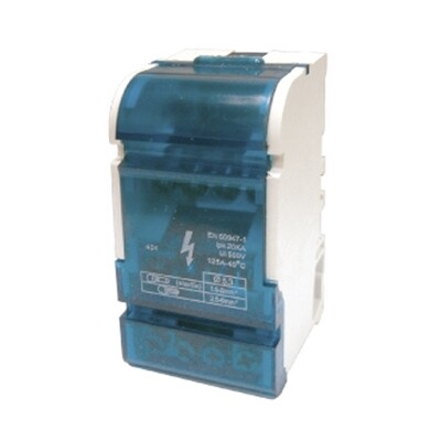 REPARTIDOR TETRAPOLAR 125 AMP 7 ,11 Y 15 PTS