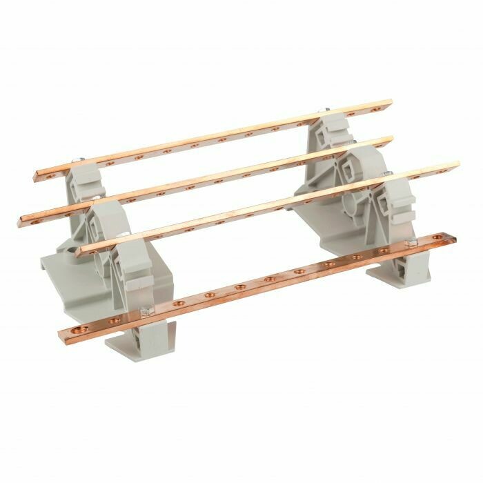 BARRA REPARTIDORA TETRAPOLAR DE COBRE 200-250-400