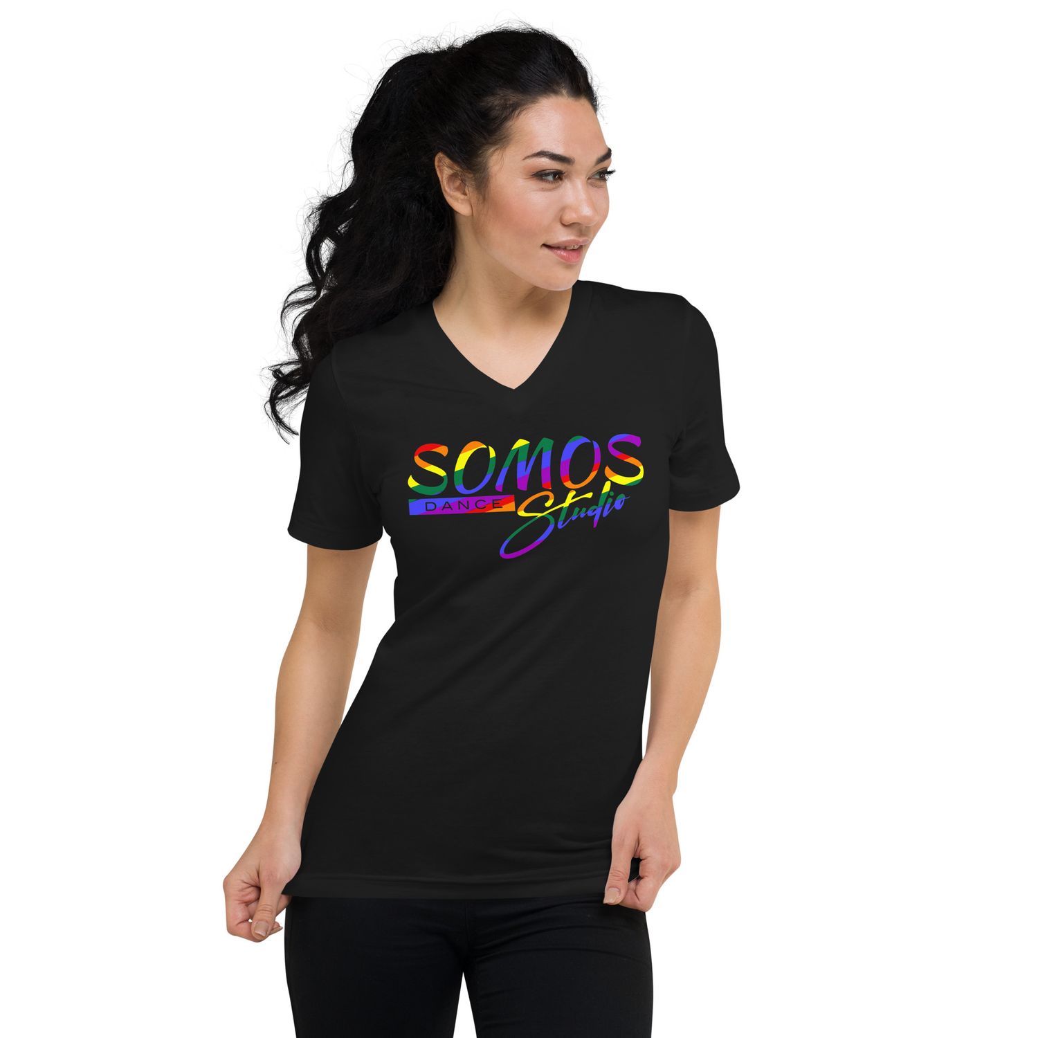 SOMOS PRIDE EDITION - UNISEX T-Shirt Short Sleeve V-Neck T-Shirt