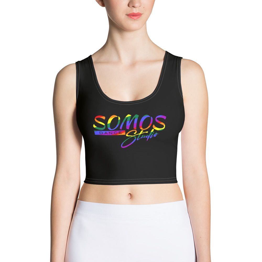 SOMOS PRIDE EDITION -Black Crop Tank