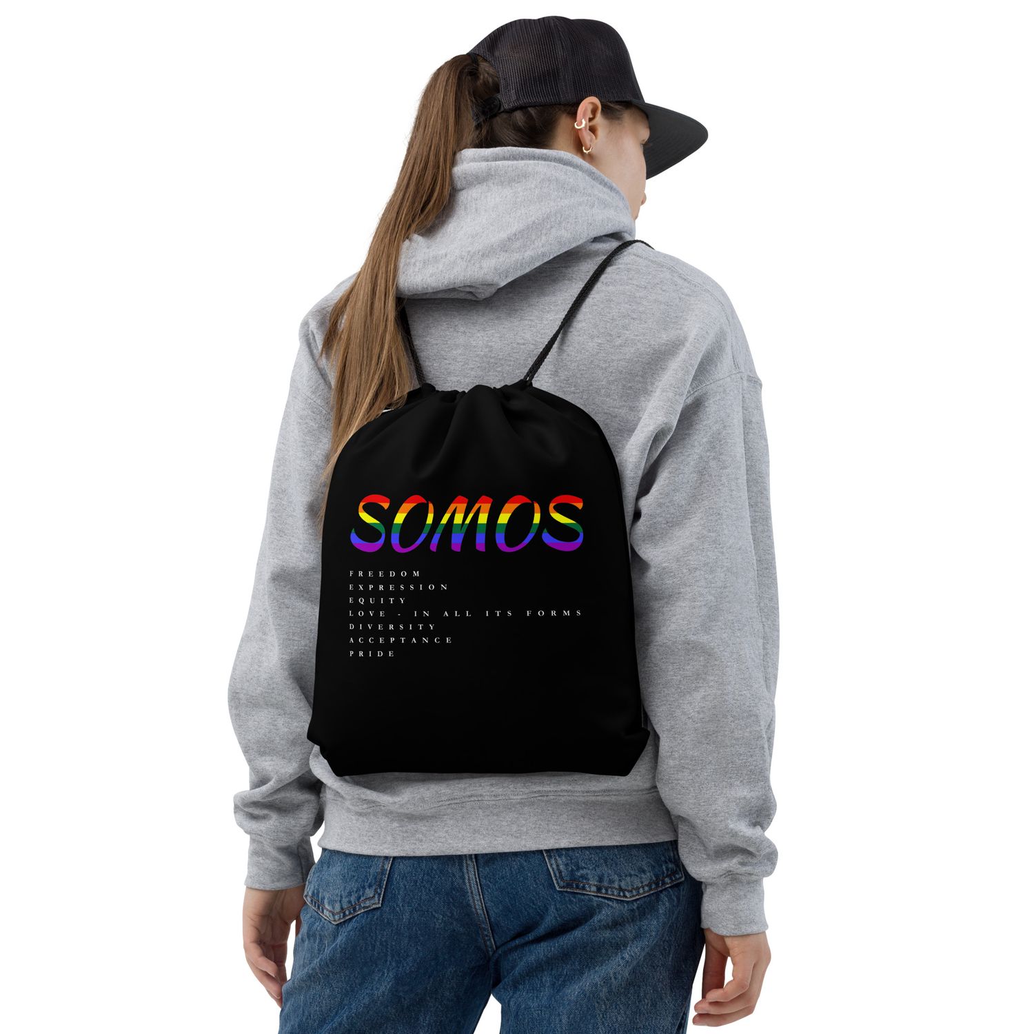 SOMOS PRIDE -drawstring bag