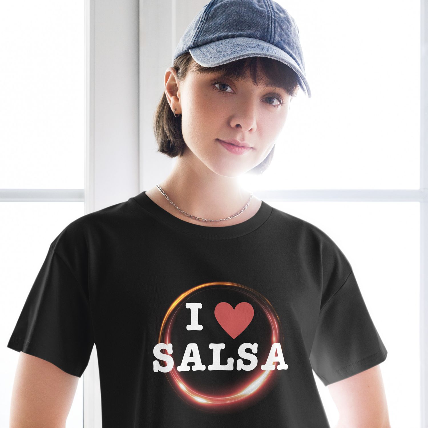 I LOVE SALSA Women’s crop top