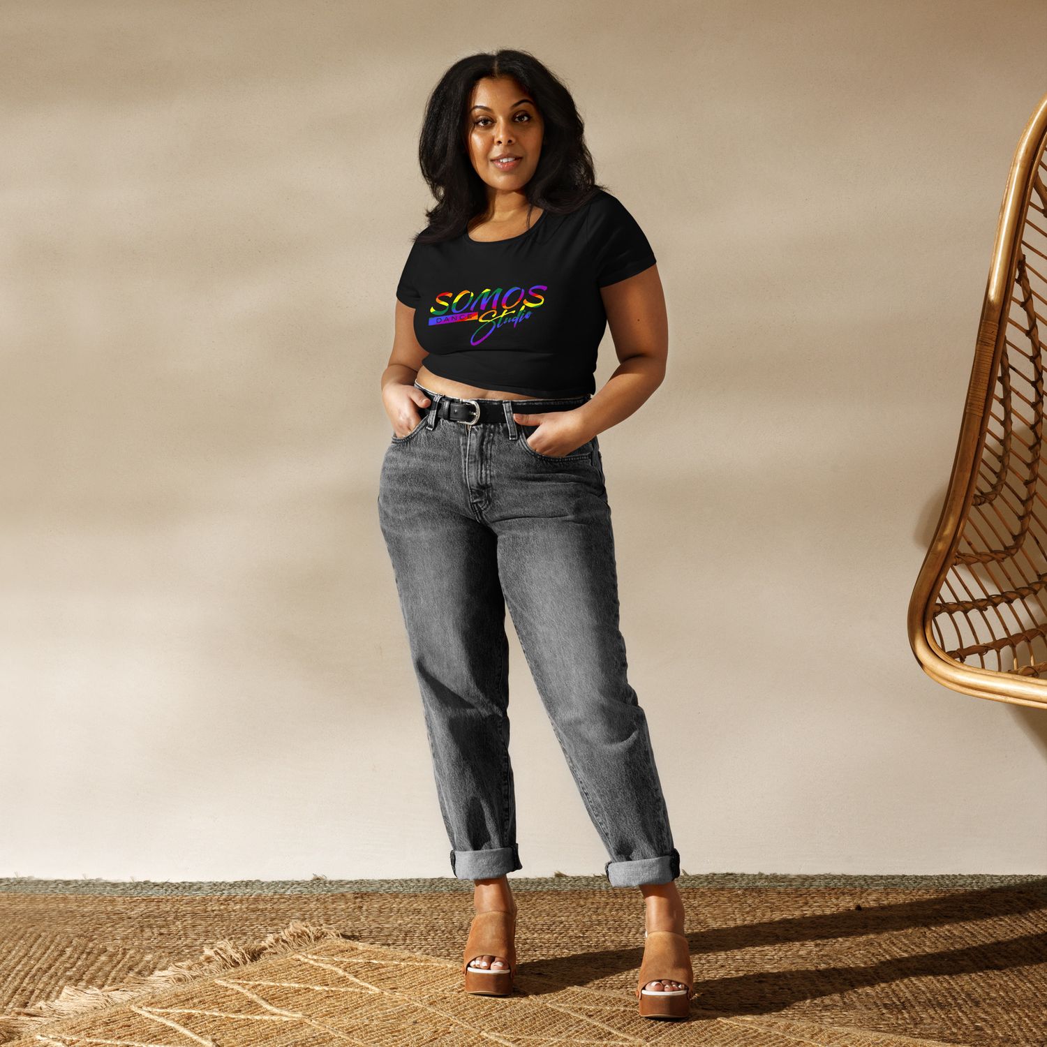 SOMOS PRIDE- Women’s Crop Tee
