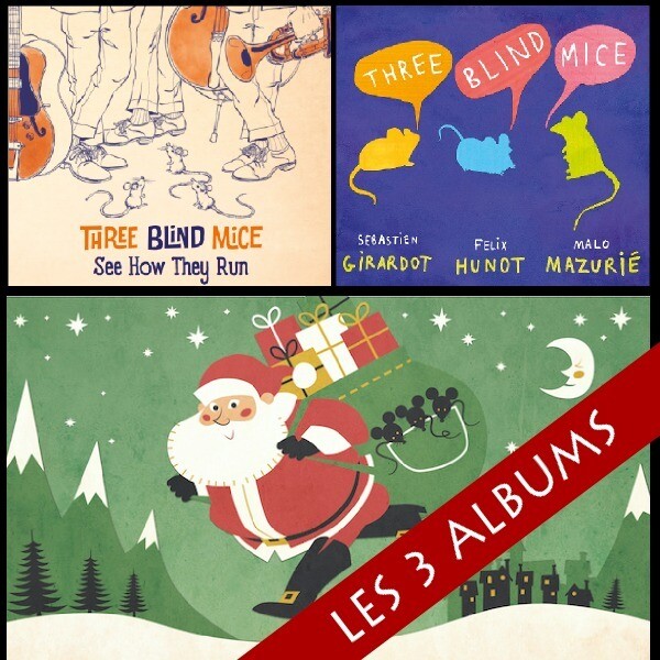 PROMO - Lot des 3 albums de Three Blind Mice