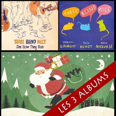 PROMO - Lot des 3 albums de Three Blind Mice