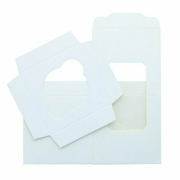 White Single Cupcake/Muffin Box x25
