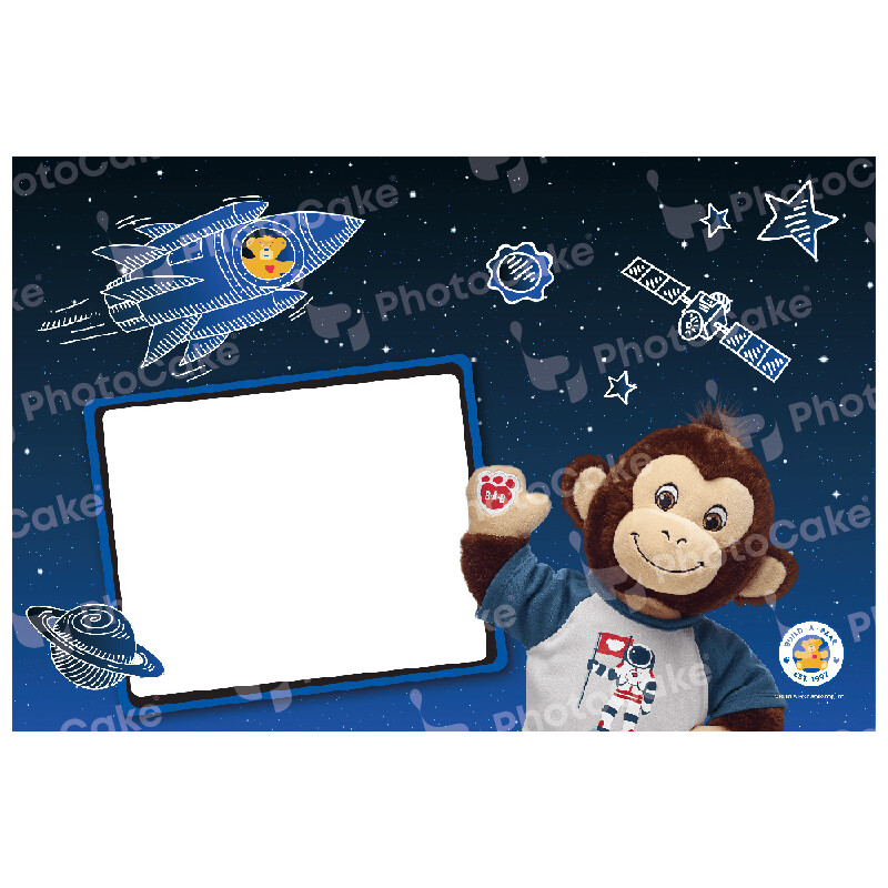 PI24244 - Build A Bear - Frame - Space Build a Bear - A4 Premium with photo