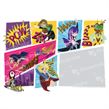 PI25792 - DC Super Hero Girls - A4 Premium Frame with photo