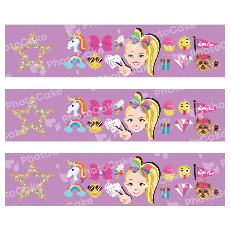 PI25044 - JOJO Siwa -  Image Strips