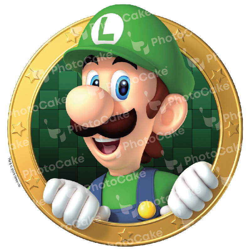 PI23364 - Super Mario - 7.5" precut circle