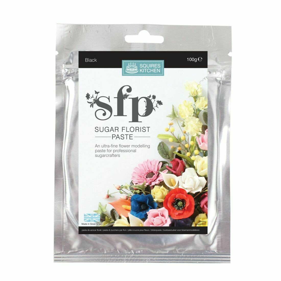 Squires Black Flower paste   100g