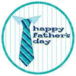 PI20917 - Fathers Day - 7.5" precut Circle Edible Print