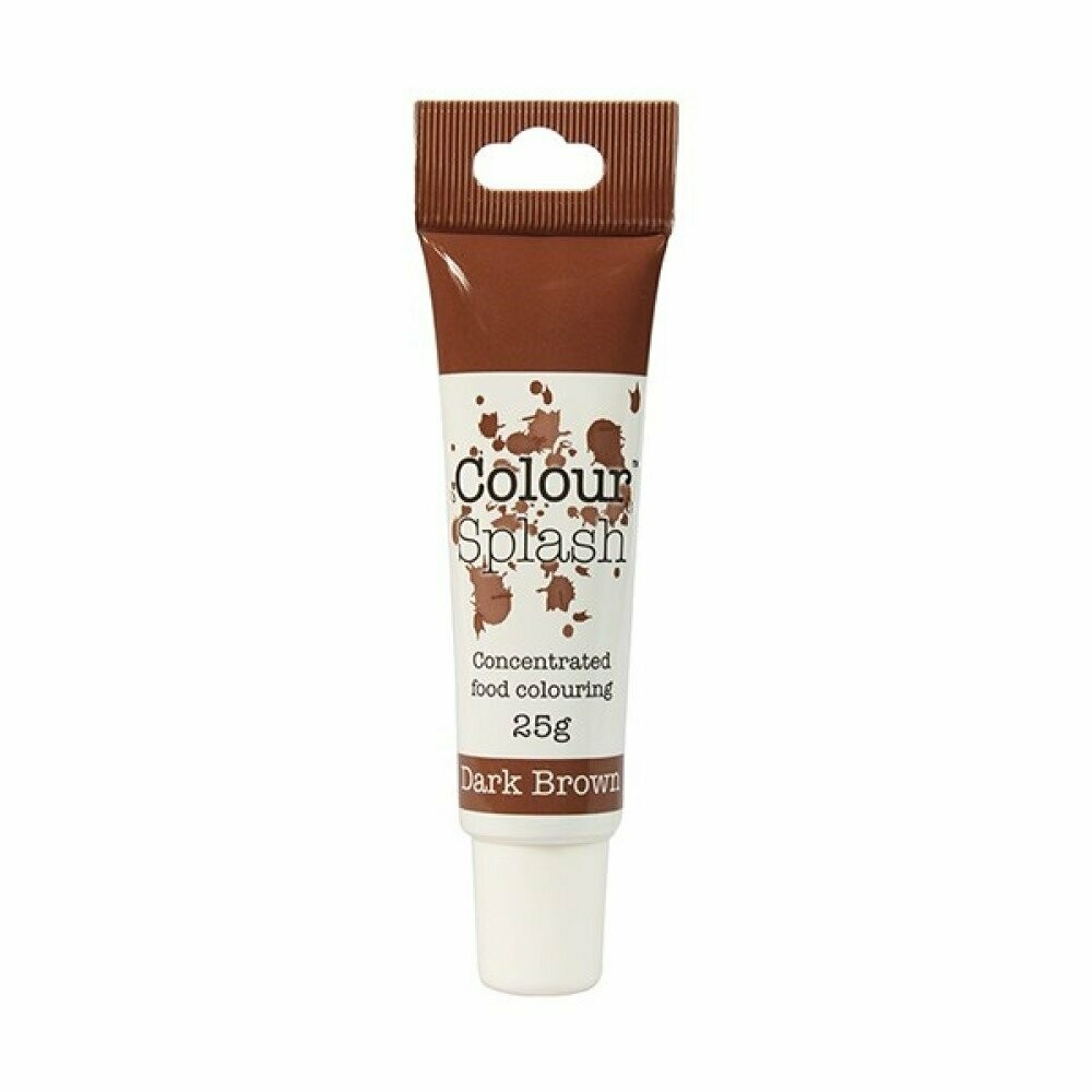 CULPITT Colour Splash Gel Paste Colouring 25g Dark Brown