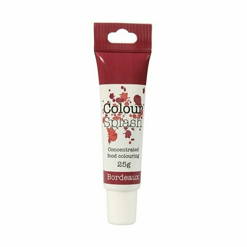 CULPITT Colour Splash Gel Paste Colouring 25g Bordeaux
