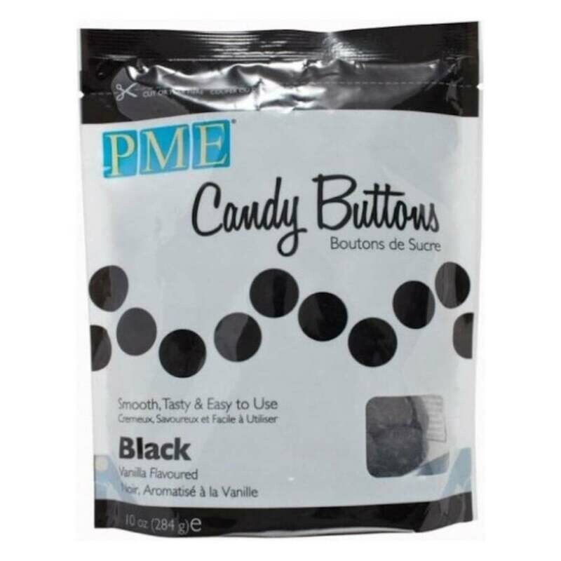 PME Candy Buttons - Black - 284g