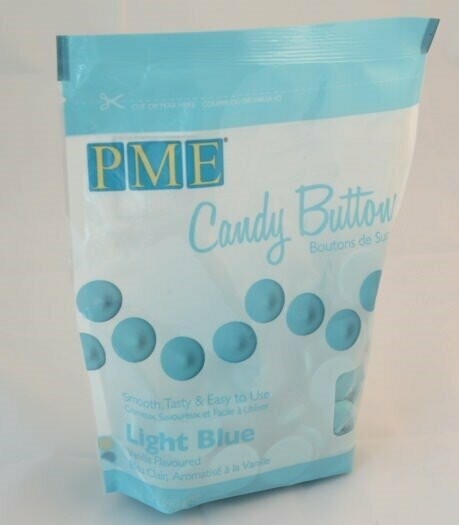 PME Candy Buttons - Light Blue - 340g