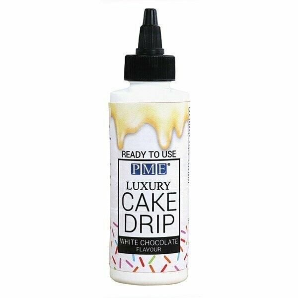 PME - Luxury White Chocolate Flavour Cake Drip - 150g