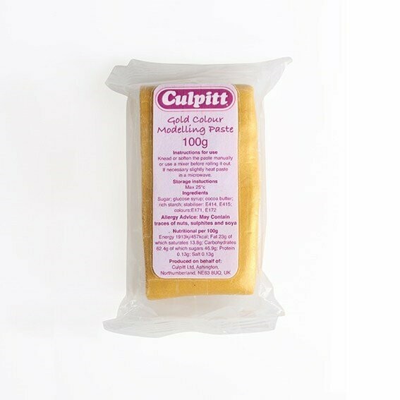 Culpitt Gold Metallic Modelling Paste 100g