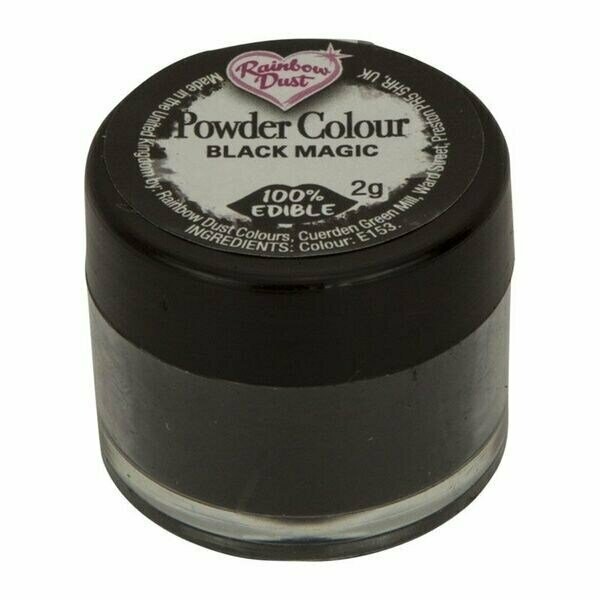 Rainbow Dust Powder Colour - Black Magic