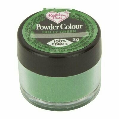 Rainbow Dust Powder Colour - Holly Green