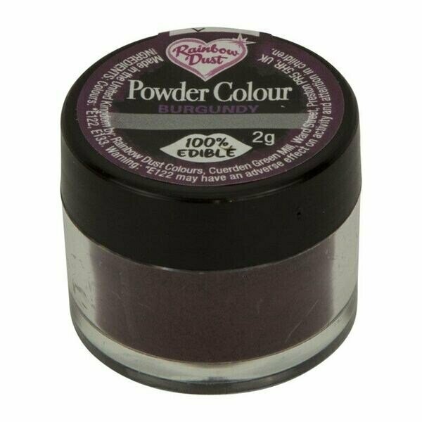 Rainbow Dust Powder Colour - Burgundy