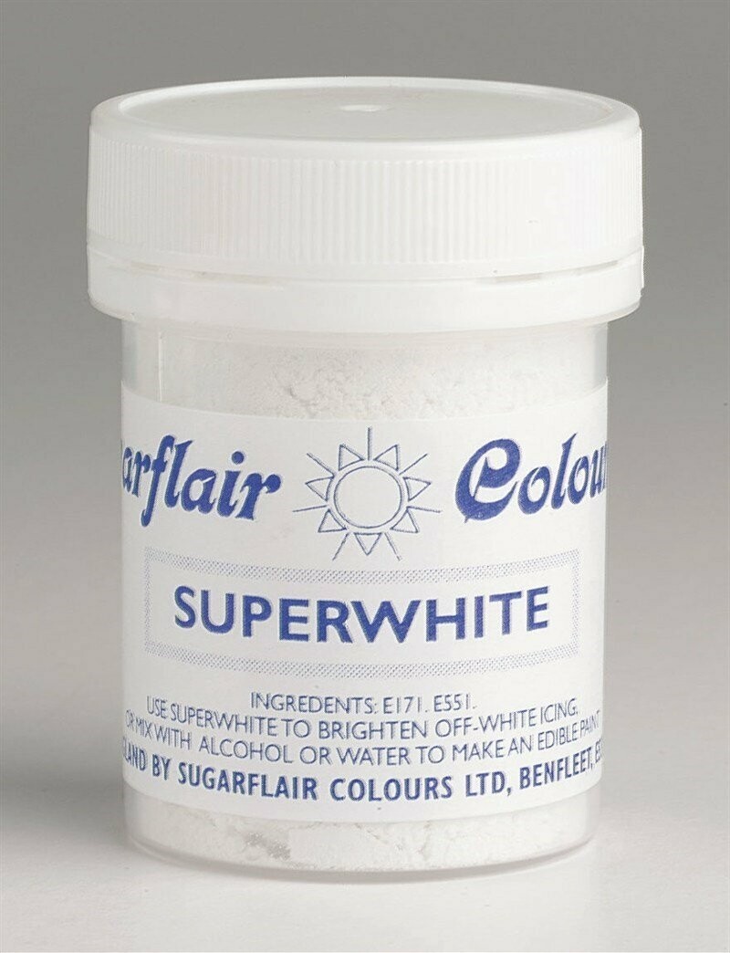 Sugarflair Icing Whitener - Superwhite Sugarflair Icing Whitener - Superwhite