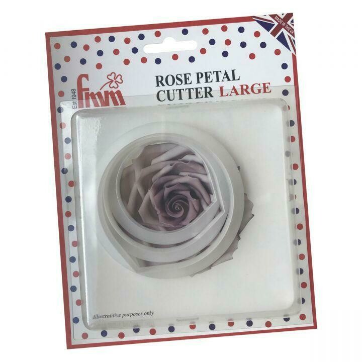 FMM Large Rose Petal Set of 3 Cutters