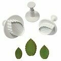 PME FOLIAGE PLUGER CUTTERS - VEINED ROSE LEAF SET OF 3
RL530