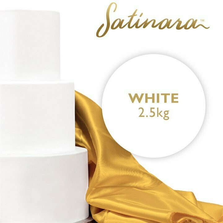 Satinara Luxury Sugar Paste 2.5kg - White

Satinara is the UK’s new Luxury Sugar Paste, specially formulated and designed for the Professionals.