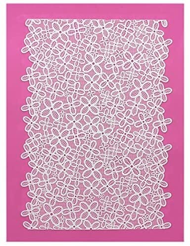 Cake Lace Victoriana Large Mat, Pink
CL - 08