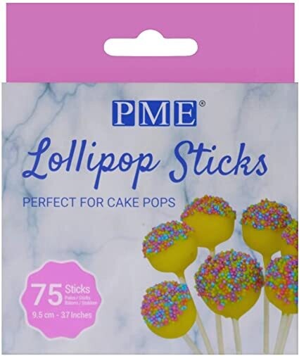PME LOLLIPOP STICKS PK/75 (9.5CM / 3.7”)
LS170