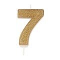 Gold Sparkle Numeral Candle - Number 7 - 70mm
13831