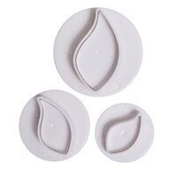 Cake Star Plunger Cutters - Curved Leaf
84902