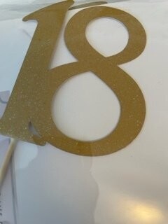 Number 18 - Gold