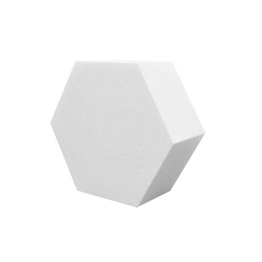 3 Inch Deep Hexagon Straight Edge Cake Dummy