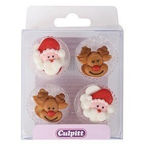 Santa & Rudolph Sugar Pipings 12 Piece
Product Code: 372